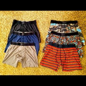 6 Pair Saxx Quest Boxer Briefs